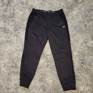 Reebok Charcoal and Black Athletic Pants
